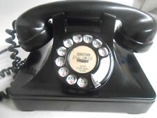 Vintage Bakelite NORTH ELECTRIC MFG Co Art Deco Black Desk Telephone Old Phone picture