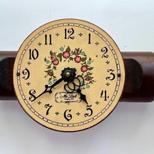1960’s Vintage Ma Leck Wingate, NC Rolling Pin Clock~Farmhouse Kitcsh picture