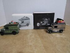 Dept. 56  Lot Of 2  Village Express Vans 1994 & 2001 Anniversary Event Edition picture
