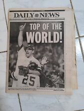 Daily News Sunday October 27 1996 - Top of the World Champs picture