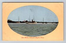 Falmouth Heights, MA-Massachusetts, New Harbor Antique c1911, Vintage Postcard picture