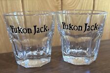 Lot 2 Yukon Jack Whiskey Glasses Glass picture