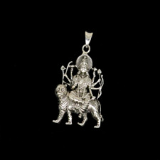 925 Sterling Silver Goddess Bhwani / Durga Pendant For Men & Women picture