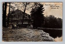 Akron OH-Ohio, Silver Lake Bath House, c1907 Antique Vintage Souvenir Postcard picture