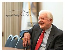 PRESIDENT JIMMY CARTER SMILING AUTOGRAPHED SIGNED 8X10 PHOTO picture