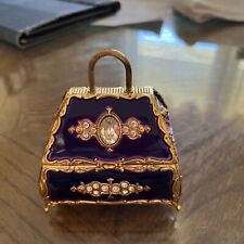 Royal Blue Handbag shaped Music Box by Splendid picture