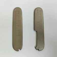 1 Pair Titanium Knife Handle Scales for 91MM Victorinox Swiss Army Knives picture