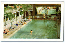 c1950's Pool Scene Hotel Imig Manor San Diego California CA Unposted Postcard picture