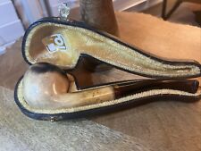Meerschaum Tobacco Pipe Vintage Good Condition With Ural Case picture