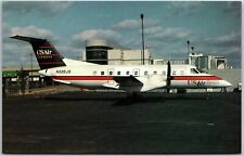 Airplane USAIR Express Embraer 120RT Brasilia N335JS MSN 120059 Port Postcard picture