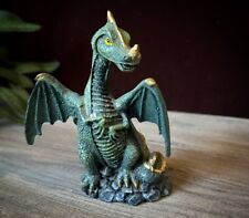 Vintage Dragon Resin Hand painted Figurine Sculpture FM-5446 picture