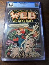 Web of Mystery #24 CGC 6.5 OW Pages 1954 Pre-Code Horror Ace picture