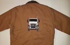 NC Machinery CAT Truck Embroidered Jacket Work Coat Caterpillar Duck Canvas XL picture