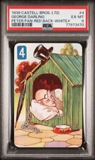 1939 CASTELL BROS. LTD. PETER PAN GEORGE DARLING RED PSA GRADED RARE CARD picture