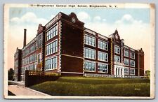 BINGHAMTON, NY. C.1920 PC.(A19)~VIEW OF BINGHAMTON CENTRAL HIGH SCHOOL picture