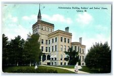 c1910's Administration Building Soldier's & Sailor's Home Quincy IL Postcard picture