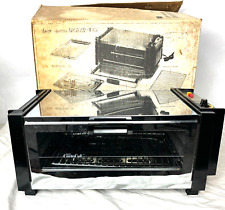 Sears  Model 346921 Oven Bake Broiler Flip Chrome Toaster Oven Mirrored Vintage picture