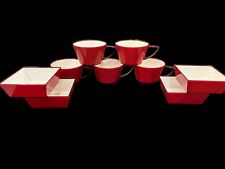 Asiana Airlines Seoul Airways 4x Food Bowls & 5x Cups ~ HTF picture