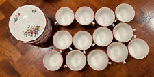 A Set of 12 Luneville (K and G) Demi-tasse cups and Saucers in unused condition picture