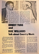 1976 Country Singers Ernest Tubb and Doc Williams picture