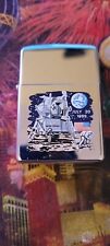ZIPPO 1969 JULY 20 1969 APOLLO MOON LANDING LIGHTER UNFIRED IN BOX 520F picture