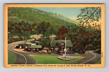 Gauley Bridge WV-West Virginia, Chimney Corner, Midland Trail Vintage Postcard picture
