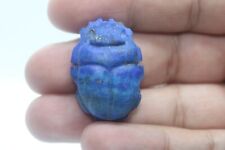 RARE ANCIENT EGYPTIAN PHARAONIC ANTIQUE RARE ROYAL SCARAB LAPIS STONE (0022) picture