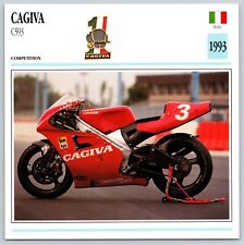 Cagiva C593 Competition 1993 Italy Edito Service Atlas Motorcycle Card picture