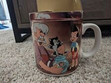 Vintage Walt Disney STORE Pinocchio & Geppetto Coffee Cup Mug 90's RARE picture