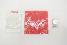 Vintage Coca-Cola Pocket Protector ID Badge Holder Cloth Lot DO picture