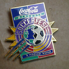 Vintage 1994 Coca-Cola Soccer Fest A Magical World Pin Metal Enameled picture