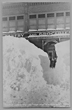 Silverton Heavy Frost Snow Street View 1931 CO RPPC Sanborn 1248 Photo Postcard picture