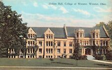 College of Wooster OH Ohio Campus Holden Hall dormitory Vtg Postcard C35 picture