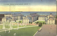 1942 Newport,RI U. S. Naval Training Station Barracks Rhode Island Postcard picture