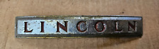 1940s Lincoln Continental zephyr Hood Badge Ornament Trim OEM picture