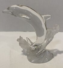 Lenox Vintage Crystal Dolphin On Wave  1994 From Germany picture