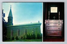Hanoverton OH-Ohio, St Philip Neri Church, Religion, Vintage Souvenir Postcard picture