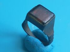 Beautiful authentic medieval ring with glass insert. picture