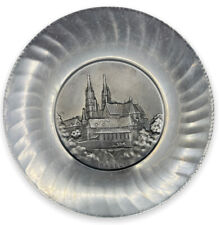 Vintage Basel Hand Hammered Aluminum Plate SIGG SIGAL Switzerland Import picture