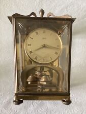 Vintage #53 Schatz Germany Mid Century Brass Art Deco 400 Day Clock CL819 picture