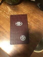 Vintage Deadstock Republic Steel Steelers Notebook Journal Employee Only Pocket picture