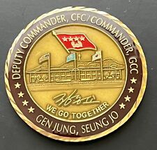 Gen Jung Seung Jo Korea Deputy Commander CFC GCC Challenge Coin Medal Token picture