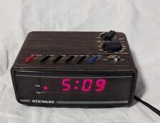 Vintage Stewart Digital AM/FM Alarm Clock Radio -Tested-Works. picture