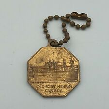 Vintage Old Fort Henry Canada Museum Of Military History FOB Keychain R9 picture