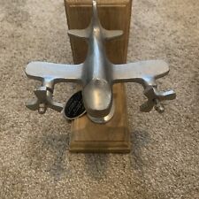 Vintage Metal Model Airplane with Moving Propellers - Collectible Display picture