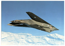 Lockheed F 117A Nighthawk Stealth Fighter Airplane Postcard picture
