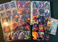 1994 Fleer Marvel Masterpieces 140 Base Set & Holofoils + Gold Foils, Powerblast picture