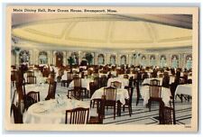 Main Dining Hall New Ocean House Swampscott Massachusetts MA Vintage Postcard picture