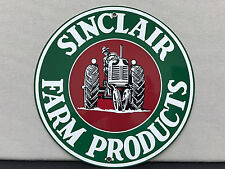 Sinclair Farm Products farming vintage sign garage round gasoline oil picture