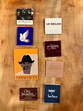 NYC  Bar / Restaurant Matchbook Matches (74 total @ $9 each) picture